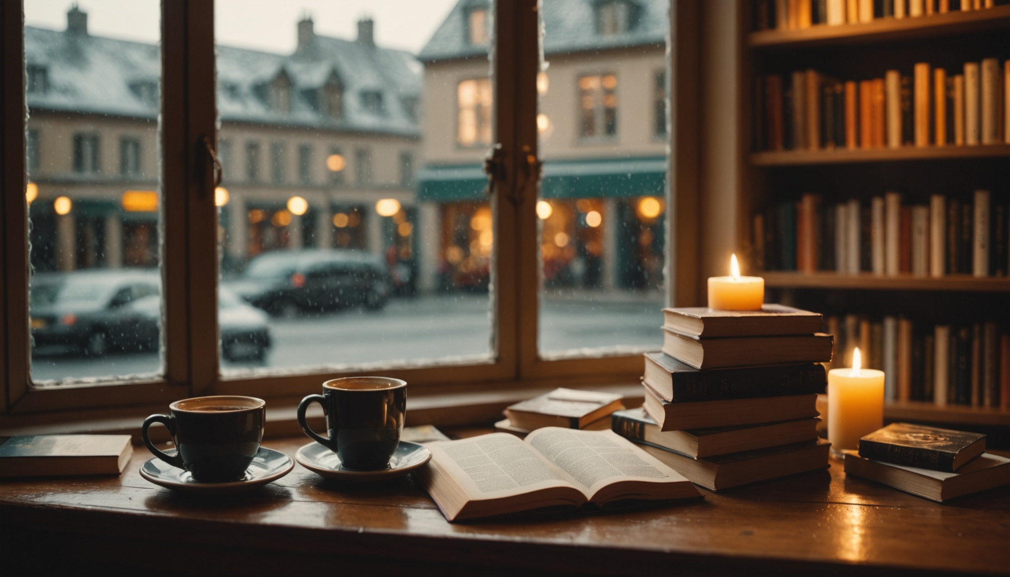 Piles de romans de la rentrée littéraire 2026 dans une librairie