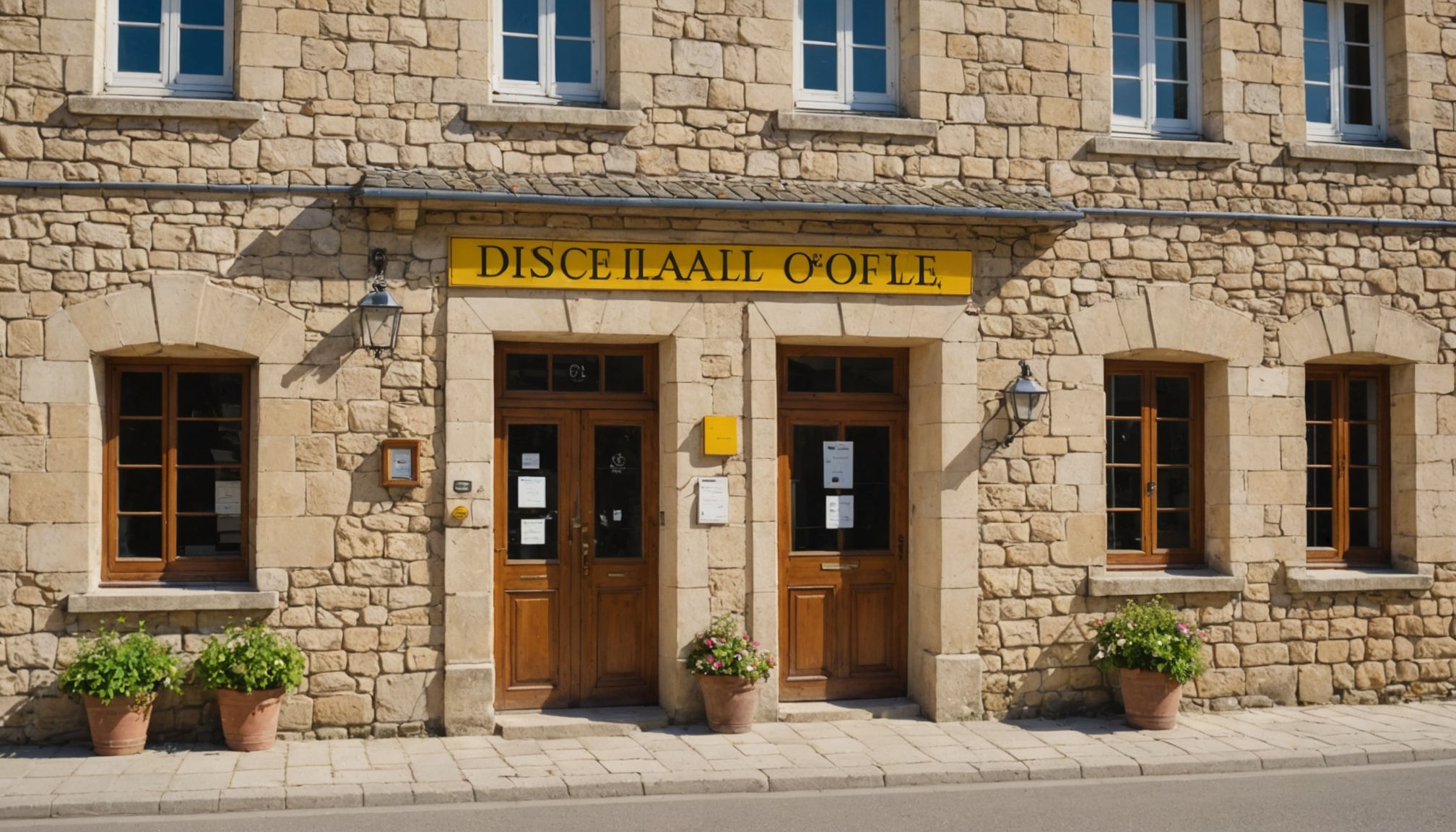 Mairie de village abritant une agence postale communale