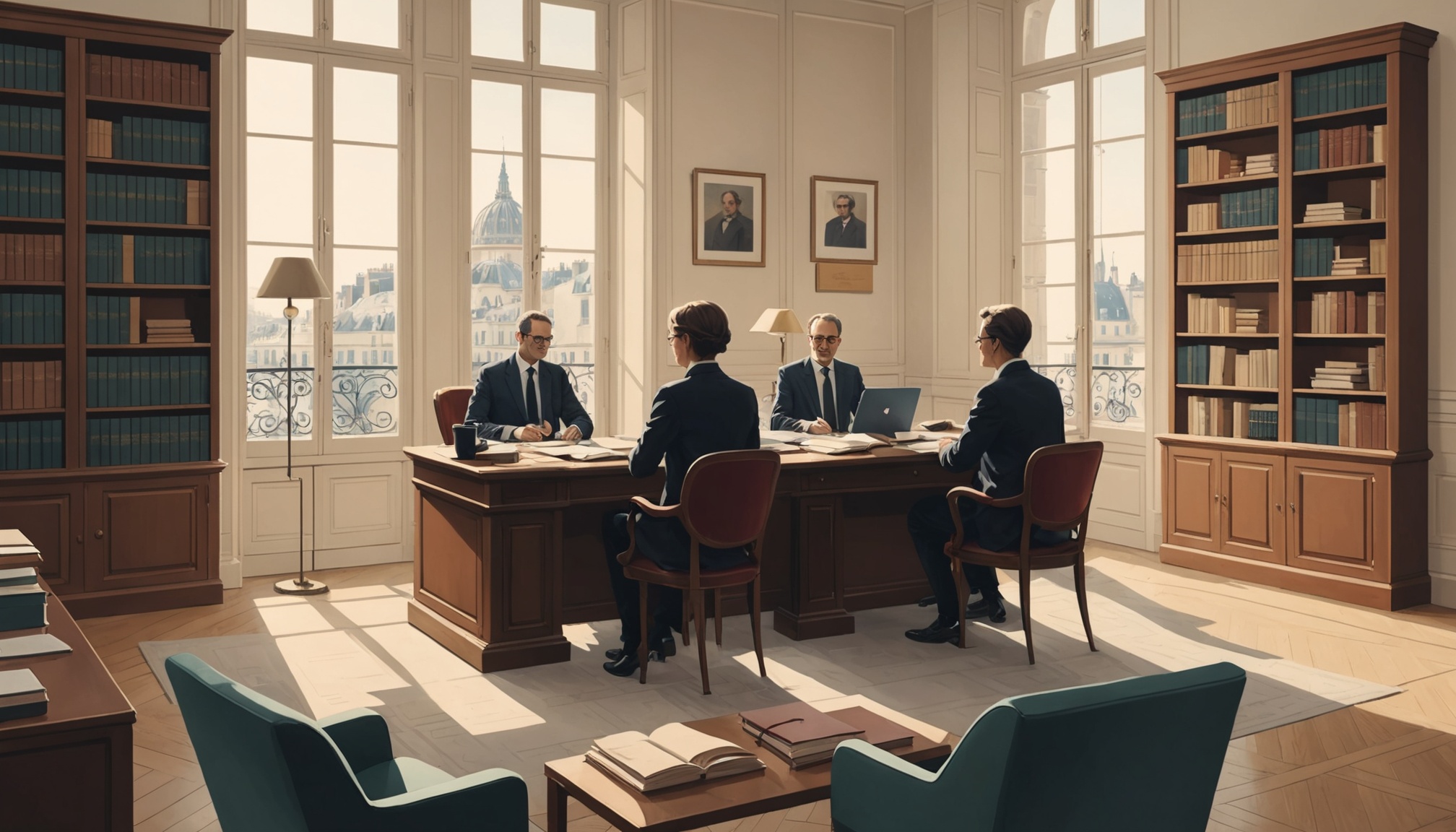 Illustration d'une consultation avec un avocat divorce à Paris