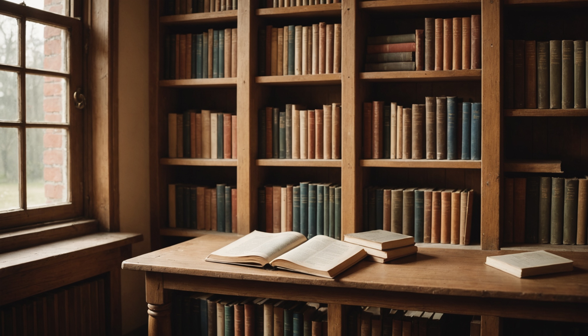 Bibliothèque en prison avec livres, illustration du prix littéraire voté par des détenus